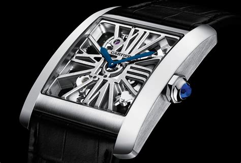 cartier tank mc skeleton.